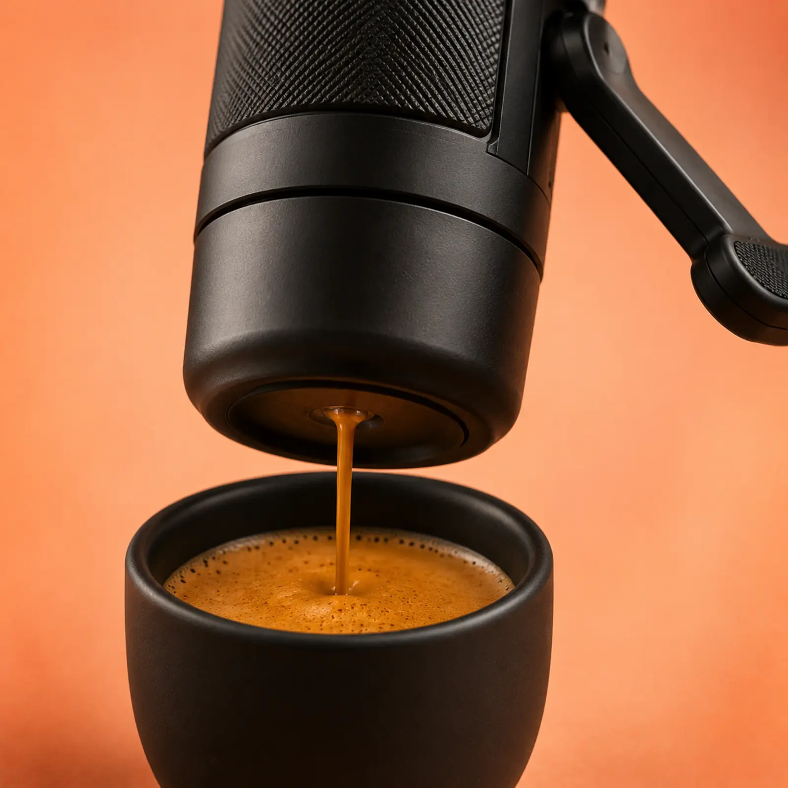 Detalle de Cafetera espresso portátil